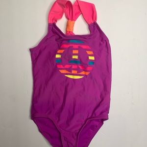 Kids peace sign bathing suit
